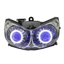 054 Headlight Frontlamp Fit Honda St1300 Pan European 2001-2015 Angel Eye Hid Kit Blue 2006 2007 2008 2009